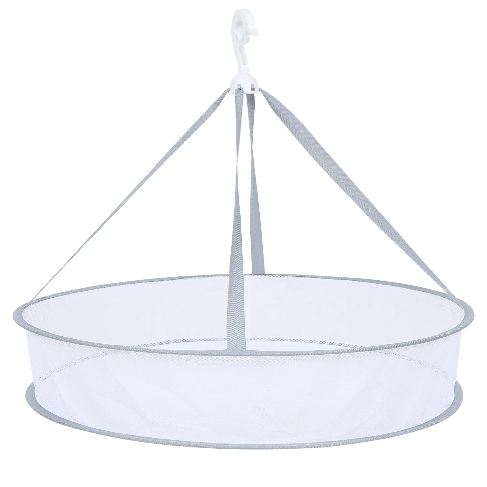 

Mesh Hanging Basket Foldable Clothes Drying Hanger Container Polyester Materials Not Easy to Deform Break Best Choice for Home
