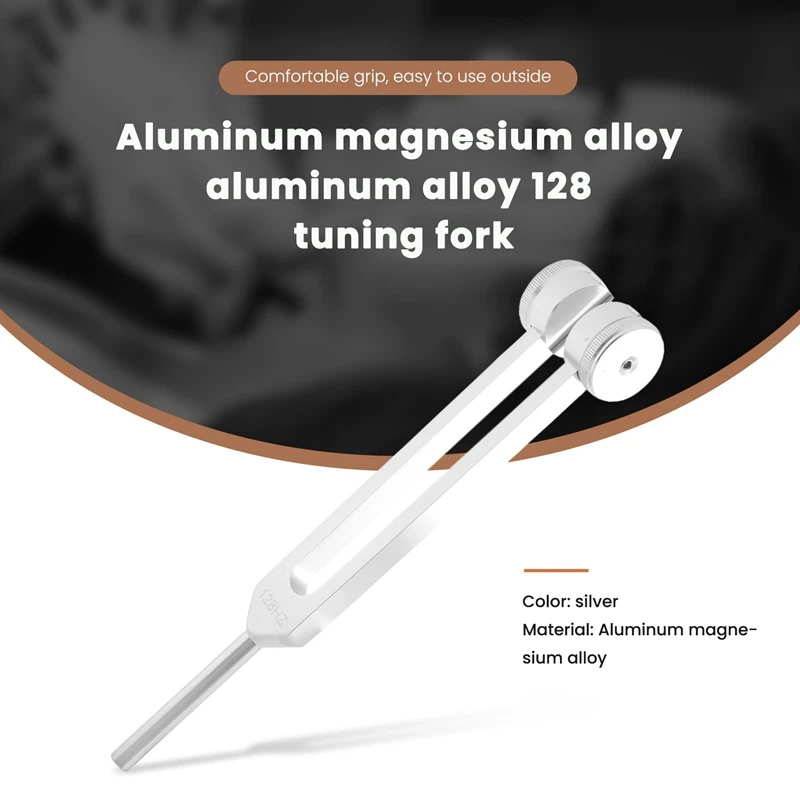 Aluminum Alloy 128Hz Tuning Fork Can Be Used For Ear Picking Gifts, High Quality And Luxury Workmanship