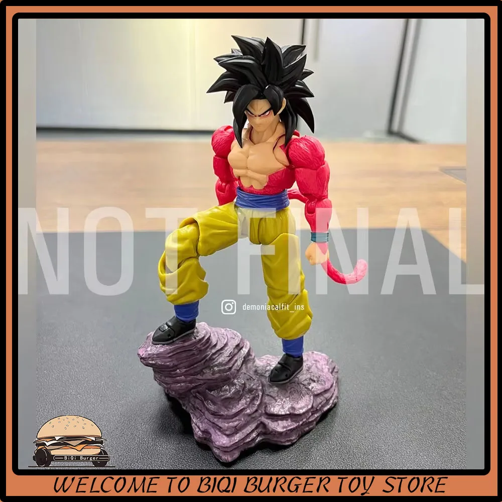 Original Dragon Ball Demoniacal Fit Vegetto Son Goku Action Figure Wild Power Goku Figure Statue Decora Dbz Toys Christmas Gifts