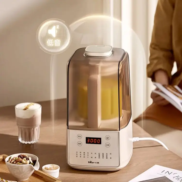 Bear 1.5L High-Speed ​​Blender, Fully Automatic Home Soy Milk Maker, Juicer, Food Processor, Multi-functional with Timer