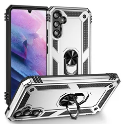 Shockproof Armor Magnetic Case For Samsung Galaxy A34 A24 A14 A54 A13 A33 A71 A51 A52 A53 A33 A04E A32 A53 A21S Metal Ring Case