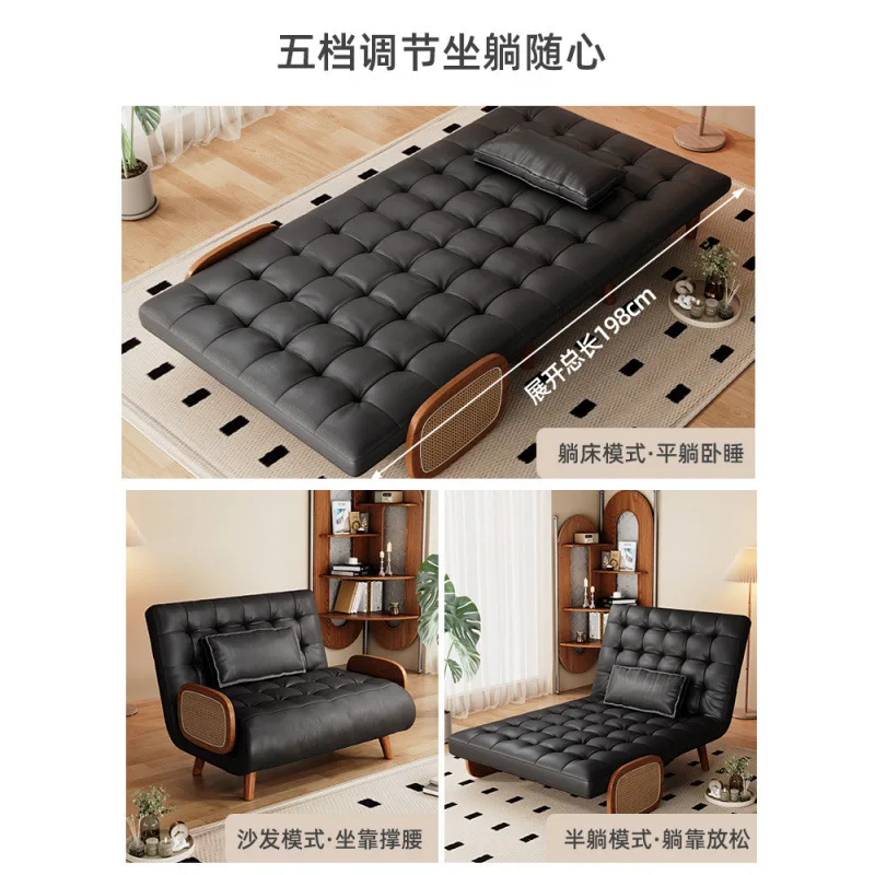 Canapé multifonctionnel, lit balcon pliable à double usage