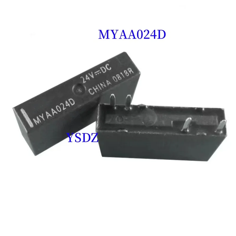 Power relay MYAA024D 24VDC 5A 250VAC 100% New original (10-50 piece)