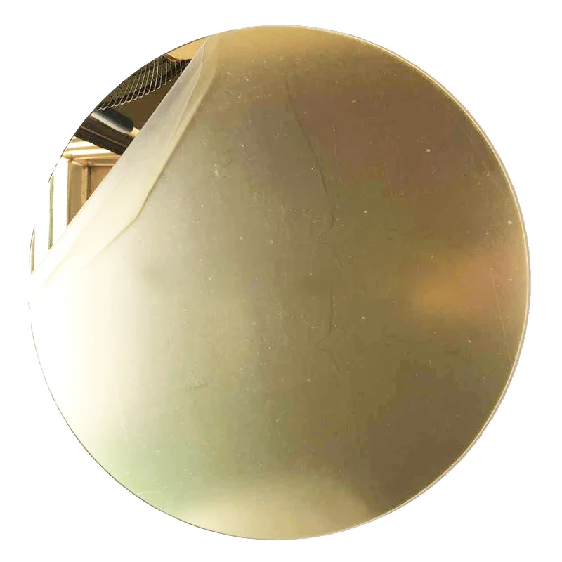 1PCS Laser Cut Gold Mirror Acrylic Blank Round Discs Smooth Edge Circles 1/8 Inch 3mm Without Back Tape DIY Arts Crafts Sewing