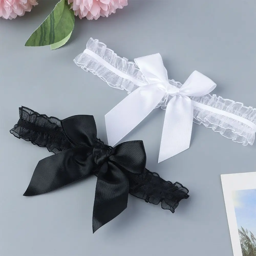 ملابس داخلية مثيرة موضة الزفاف الرباط حزام العروس تأثيري اكسسوارات الحفلات Bowknot الدانتيل مطاطا الساق الدائري الزفاف الساق الرباط