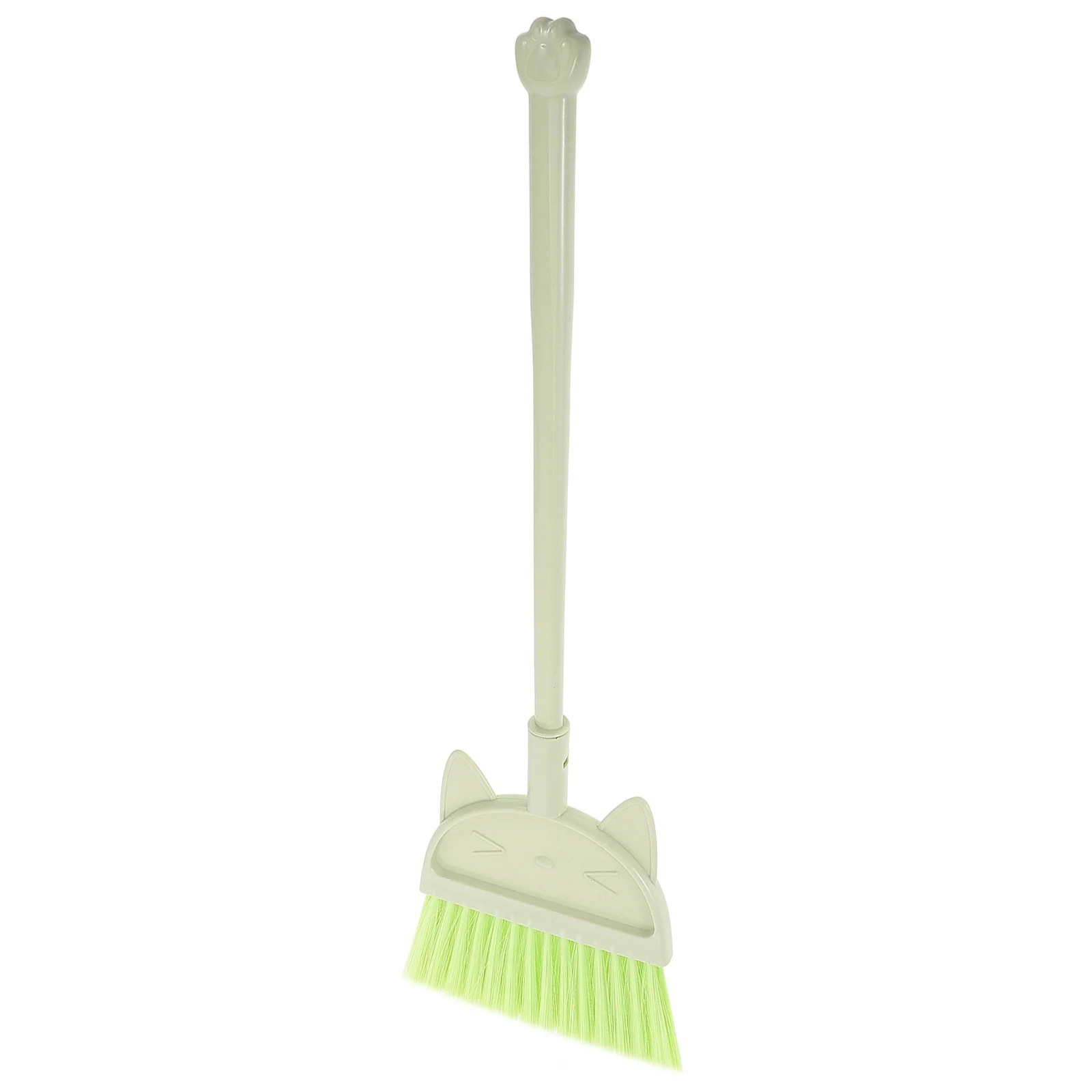 Kids Small Broom Cartoon Cat Design Lightweight Cleaning Tool for Home Use Kids Mini Broom Household Cleaning Supply