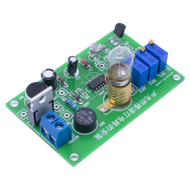 ชุดควบคุมวงจรแสงและเสียง CD4011 ชุดควบคุมไฟทางเดินอัจฉริยะแบบหน่วงเวลา ควบคุมอัตโนมัติ โมดูล DIY