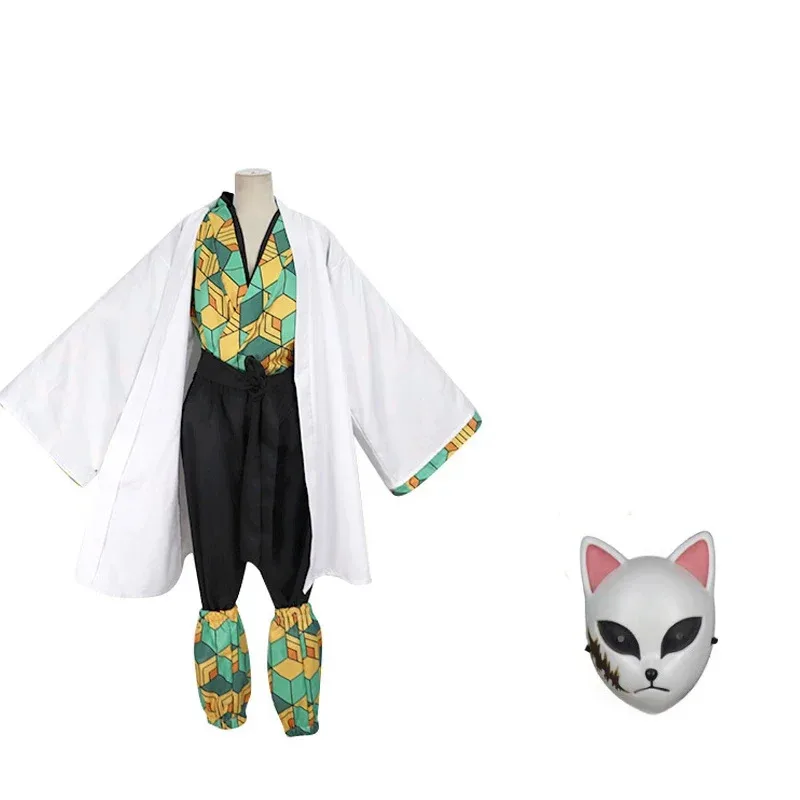 شيطان القاتل سابيتو أنيمي تأثيري حلي كيميتسو نو يابا سابيتو للرجال النساء الباروكات هالوين حفلة لعب الأدوار الدعائم