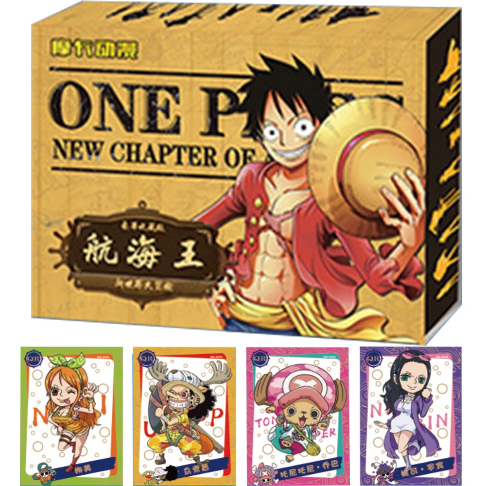 

ONE PIECE Collection Card For Children Monkey·D·Luffy Edward Newgate Fantasy Anime Cute Q-Version Limited Game Card Table Gifts