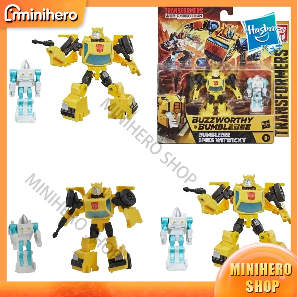 

В наличии Оригинальные трансформеры Hasbro Transformers War for Cybertron Kingdom BB F0926 Bumblebee Spike Witwicky Core Class Super Action