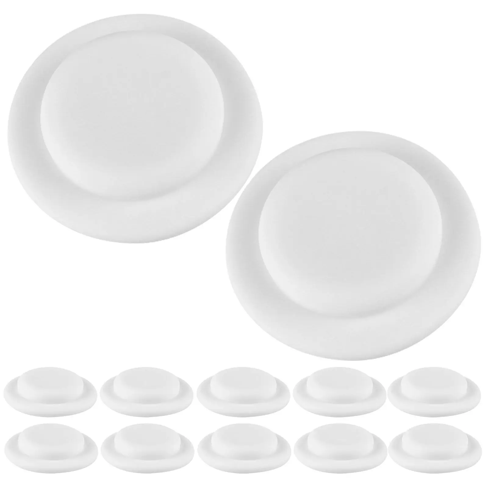 

1Set Milk Storage Cup Silicone Seal Gasket Frosted Milky White 5Cm Outer Diameter 3.5cm Inner Diameter Leak Proof for Bottle