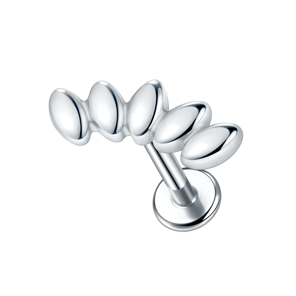 G23 Titanium Ear Tragus Cartilage Helix Piercing Stud