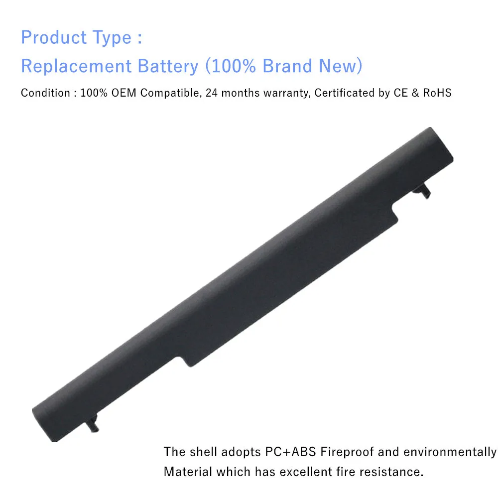 Laptop battery For ASUS A31-K56 A32-K56 S46C S40C S405C A41-K56 A42-K56 K56 VivoBook S550 S550C V550C U58C U48C S56C S550C