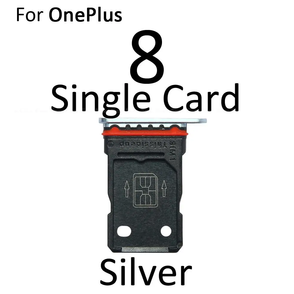 Sim Tray For OnePlus 7 7T 8 Pro 8T Sim Card Slot Holder Adapter Replacement Parts