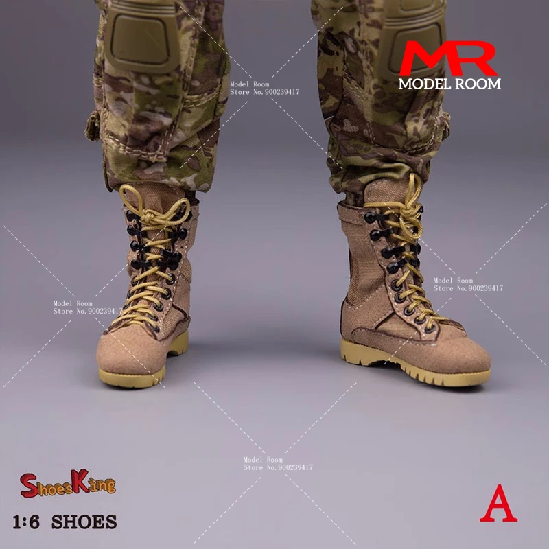 SK011 1/6 Scale Male Combat Boots Army Hollow Shoes Model Fit 12'' Solider Action Figure Body Dolls