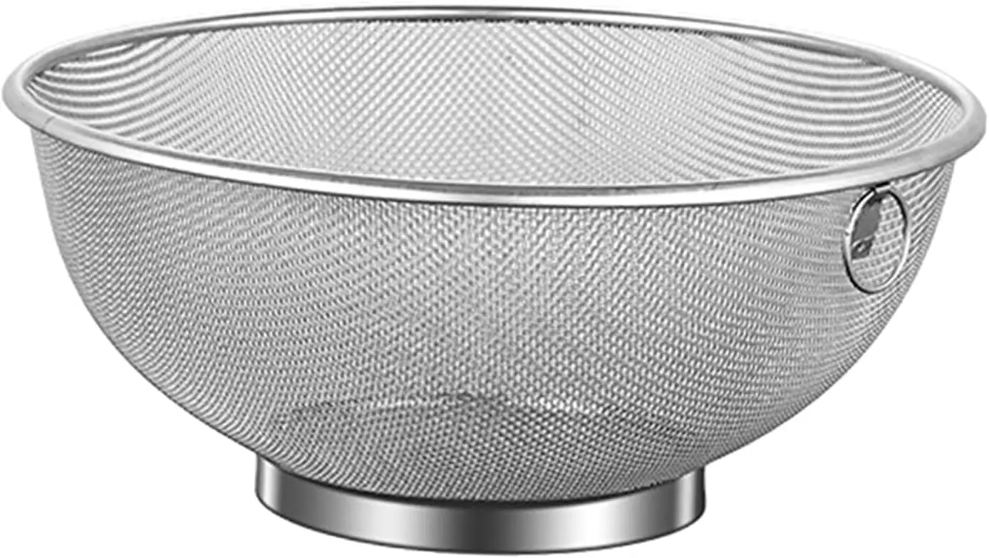 

Металлический дуршлаг, миска, слив, большие кухонные аксессуары, подставка для овощей, держатель, корзина для хранения, дуршлаг с мелкой сеткой для офисных фруктов