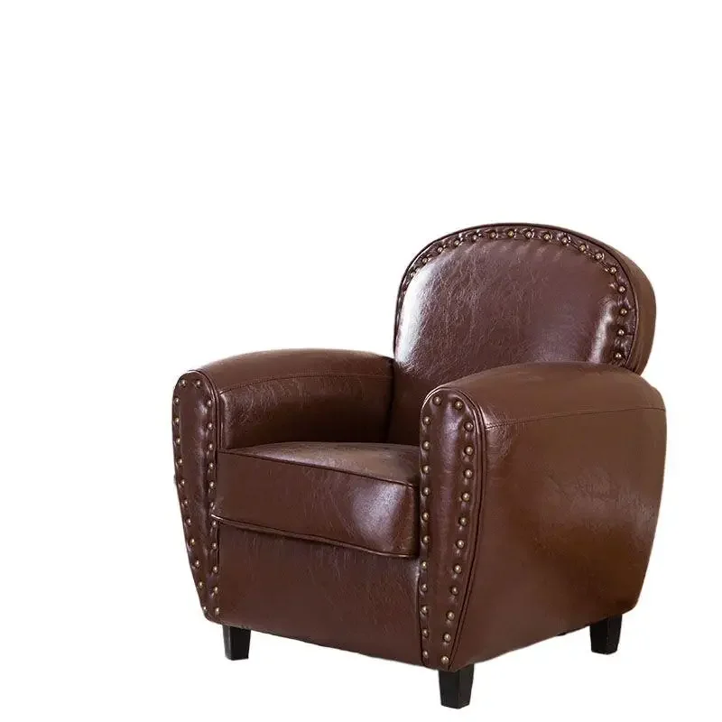 

Retro small apartment sofa single double triple shop clothing shop cafe bar industrial style American European style