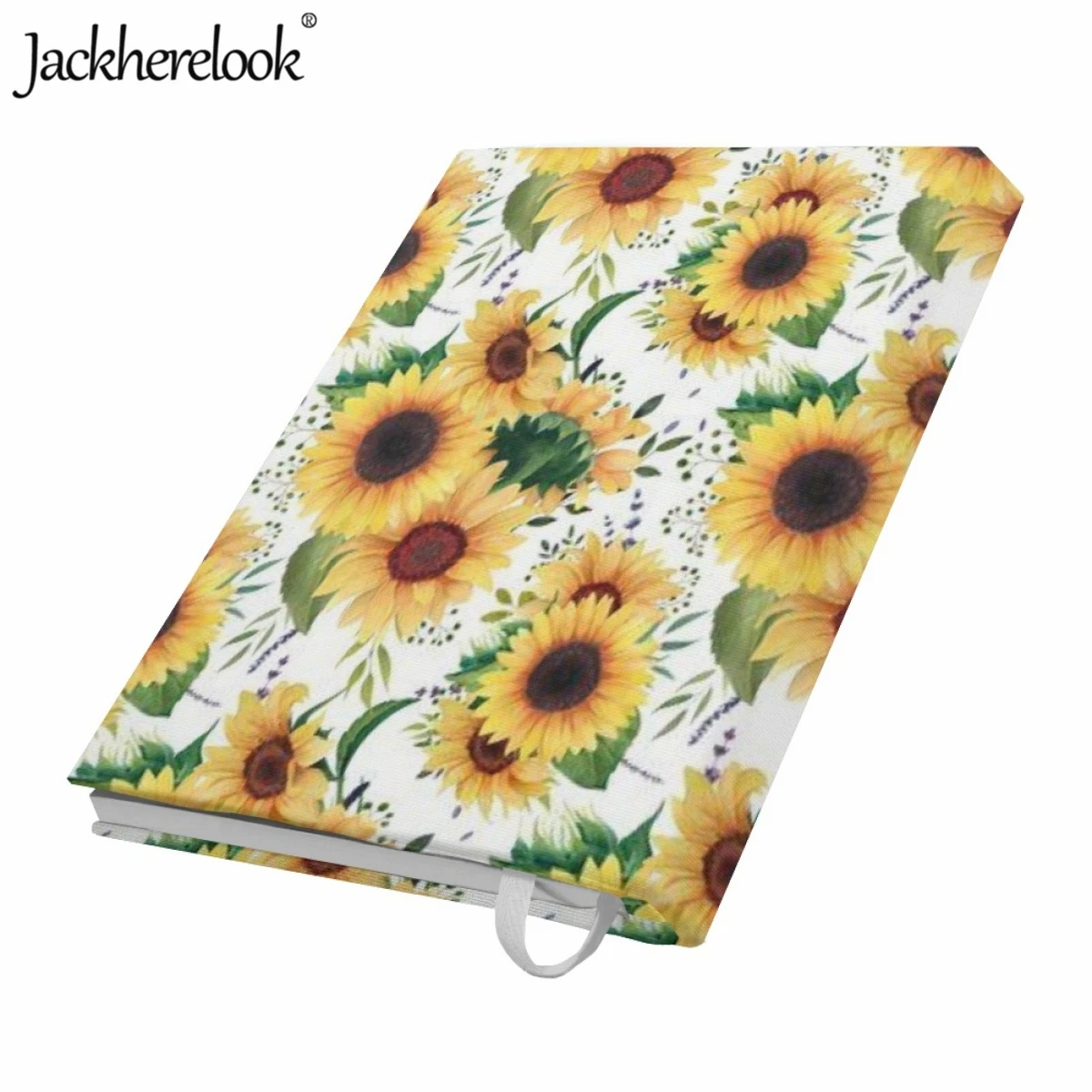 Fashion Sunflower Pattern Print School Bag for Students School Supplies Textbook Protective Cover Reusable Hardcover Book Cover