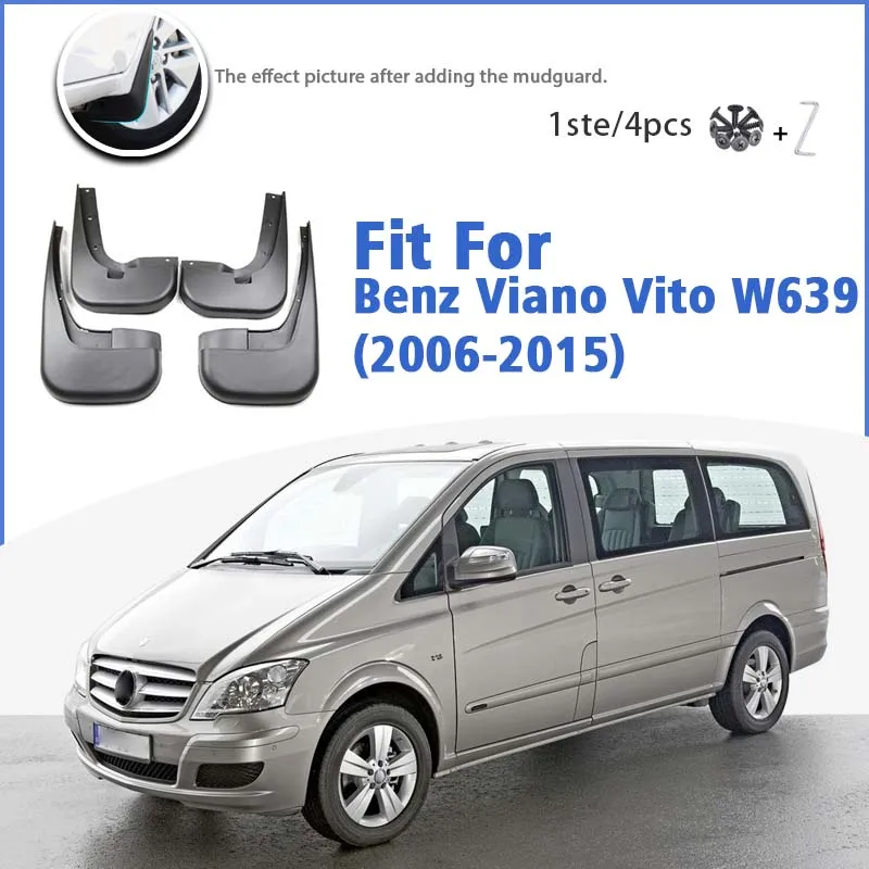 

Mudguard For Benz Vito Viano W639 2006-2015 Front Rear Mudflaps Mudguards Car Accessories Auto Styline Splash Guard Fender