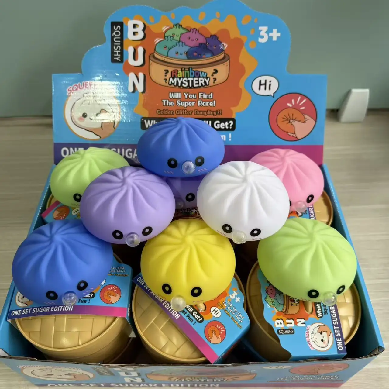 Bubble Spitting Steamed Bun: Creative Puking Bubble Squishy, Realistic Food Stress Ball, Aesthetic Office Decompression Toy