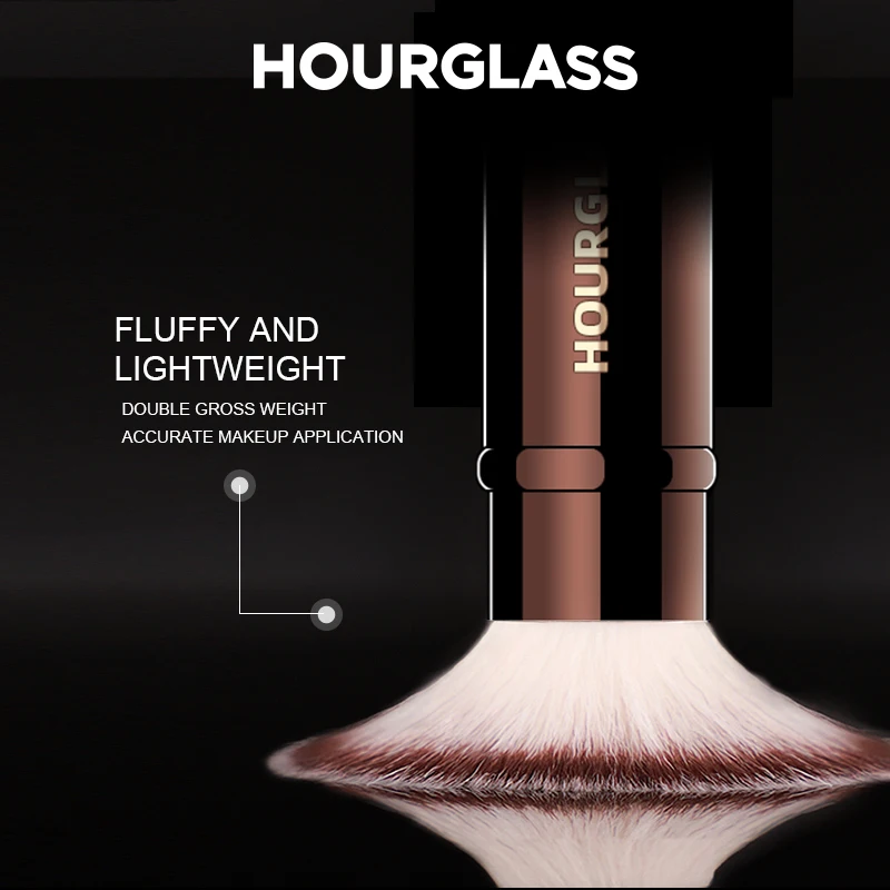 Hourglass Makeup Brushes Powder Foundation Blusher  Eye Shadow Eyebrow Eyeliner Sculpting Brush Purchase one model at a time