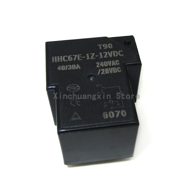 1PCS Original NNC HHC67E-1Z-12VDC 40A/30A 12VDC 5/6-pin set of conversion power relay