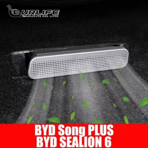 BYD Seal U Sealion 6 Song Plus DM 2 개/대 스테인레스 스틸 자동차 에어 벤트 커버 시트 에어컨 덕트 아울렛 커버 아래