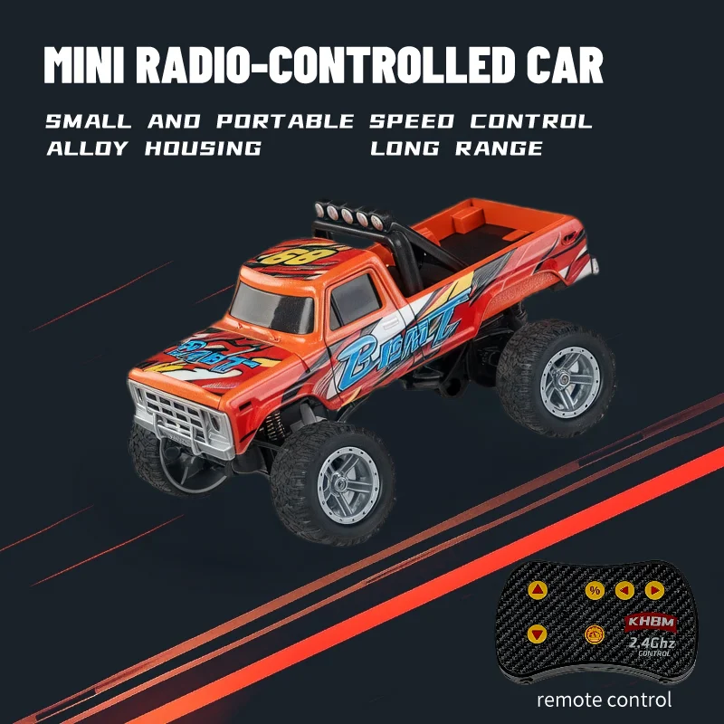 Nieuwe RC Auto MINI Legering 1/64 Afstandsbediening Auto Handig om 60 Minuten Werktijd te dragen Kinderen Geschenken Elektronisch Speelgoed