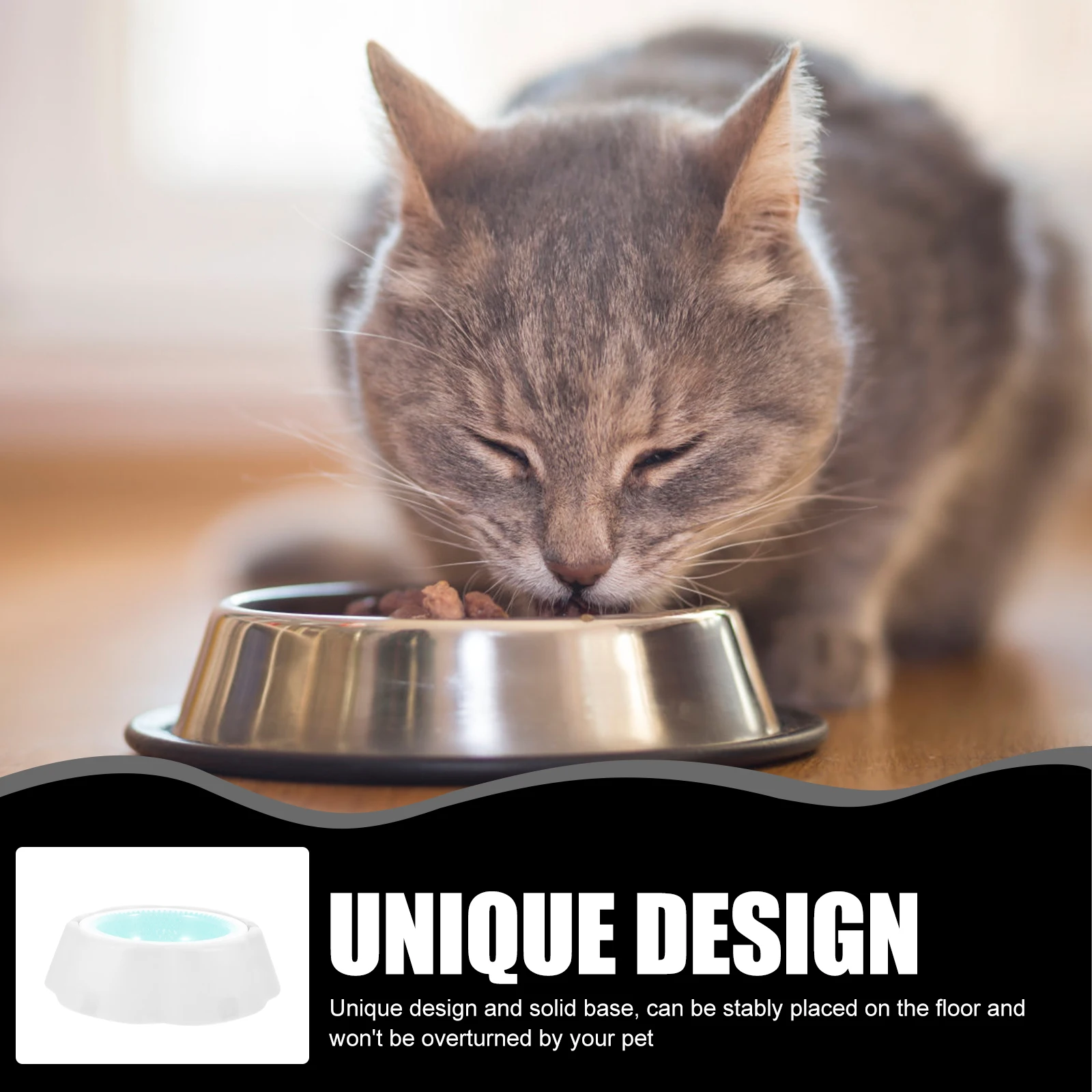 

1pc Pet Cooling Bowl Summer Cat Dog Feeder Durable Lightweight Stable Base Refrigerator Chilling Bowl For Food Water Storage