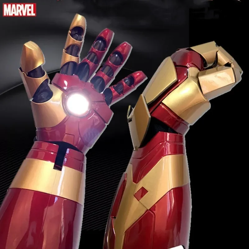 Iron Man 1:1 Armor Wearable Arm Mk42 Gloves Mk7 The Avengers Cosplay Model Toys Figure Anime Peripherals Ornaments Cool Gift