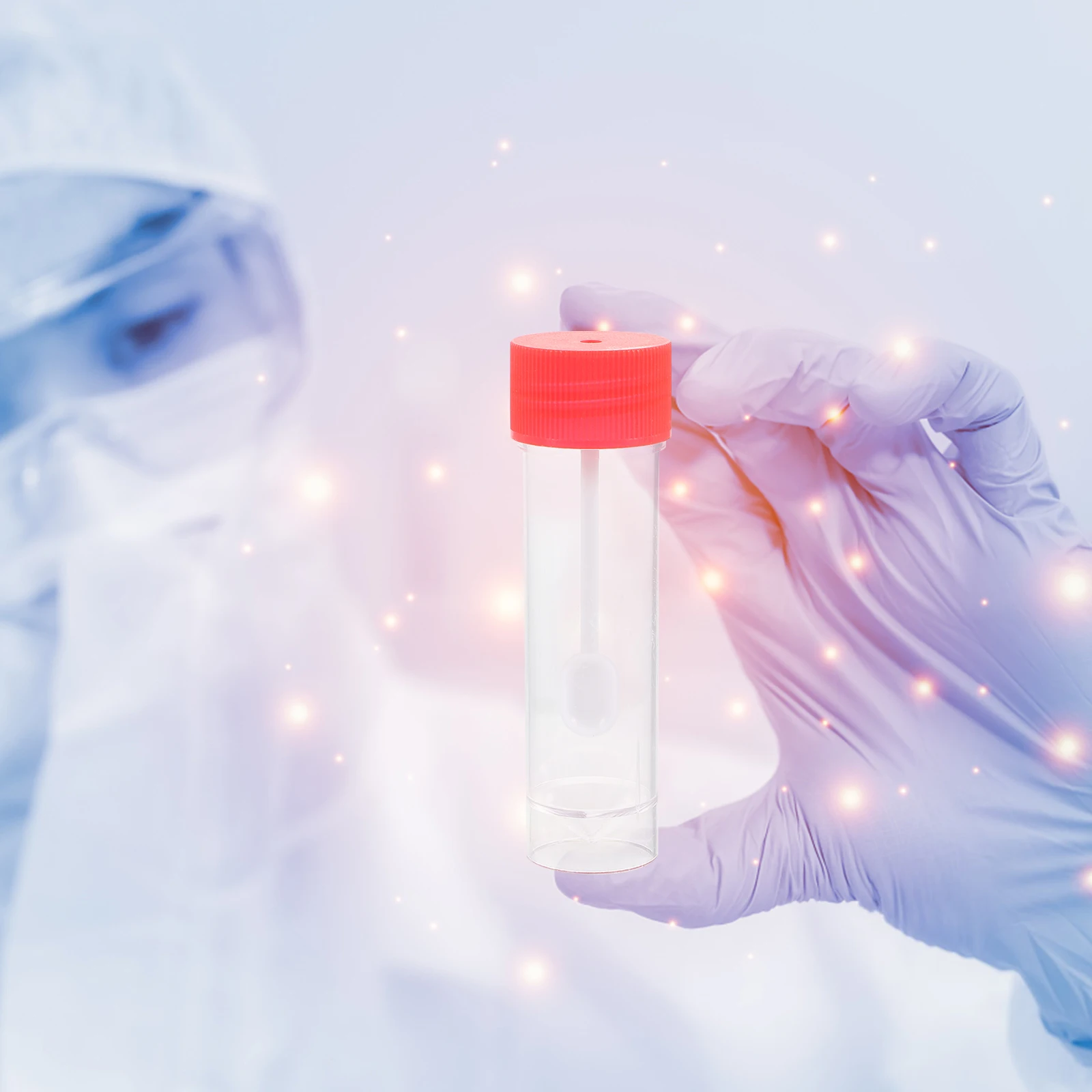 25pcs Specimen 25ml Sample Specimen Medical Urine Fecal Container Leak Proof Laboratory Test Tool