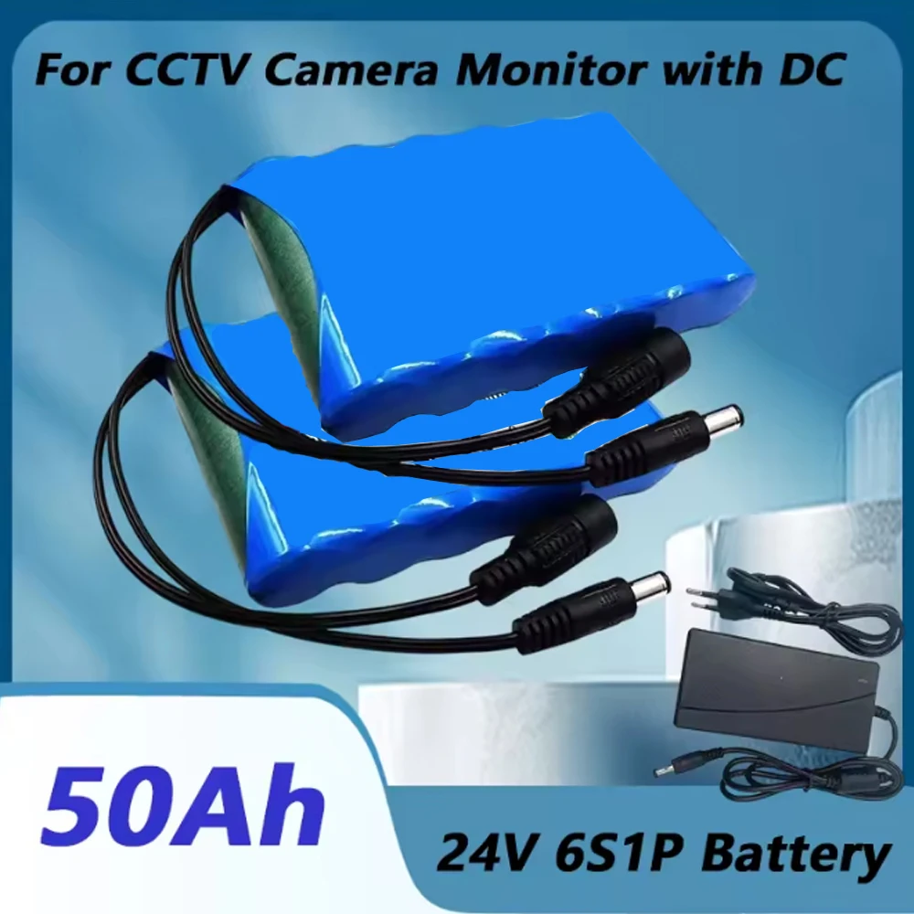 

Brand new100% original 24V 6S1P 50Ah lithium-ion battery pack, with a capacity of DC 12.6 v 50Ah closed-circuit televisi