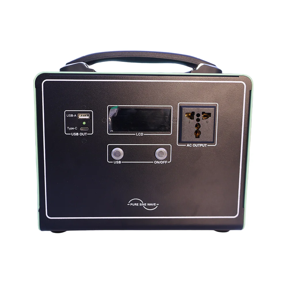 300W Portable Power Station for Camping Outdoor USB Fast Charge Lightweight LiFePO4 Solar Portable Generator Mobile Power Bank