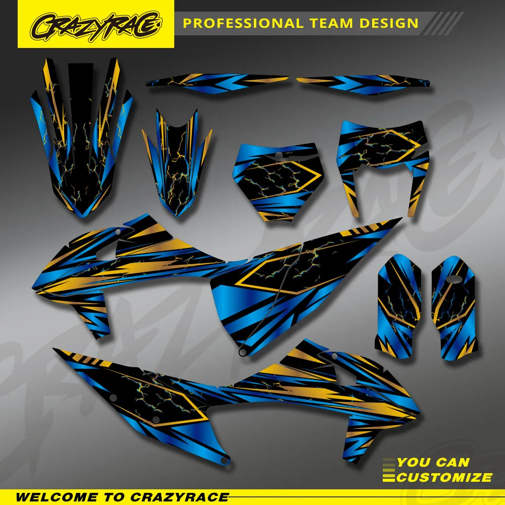 

Motorcycle Background Graphics Decals Stickers Kits For KTM 125 250 350 450 500 525 SX SXF 2019-2021 EXC XC XCW 2020-2022 Custom