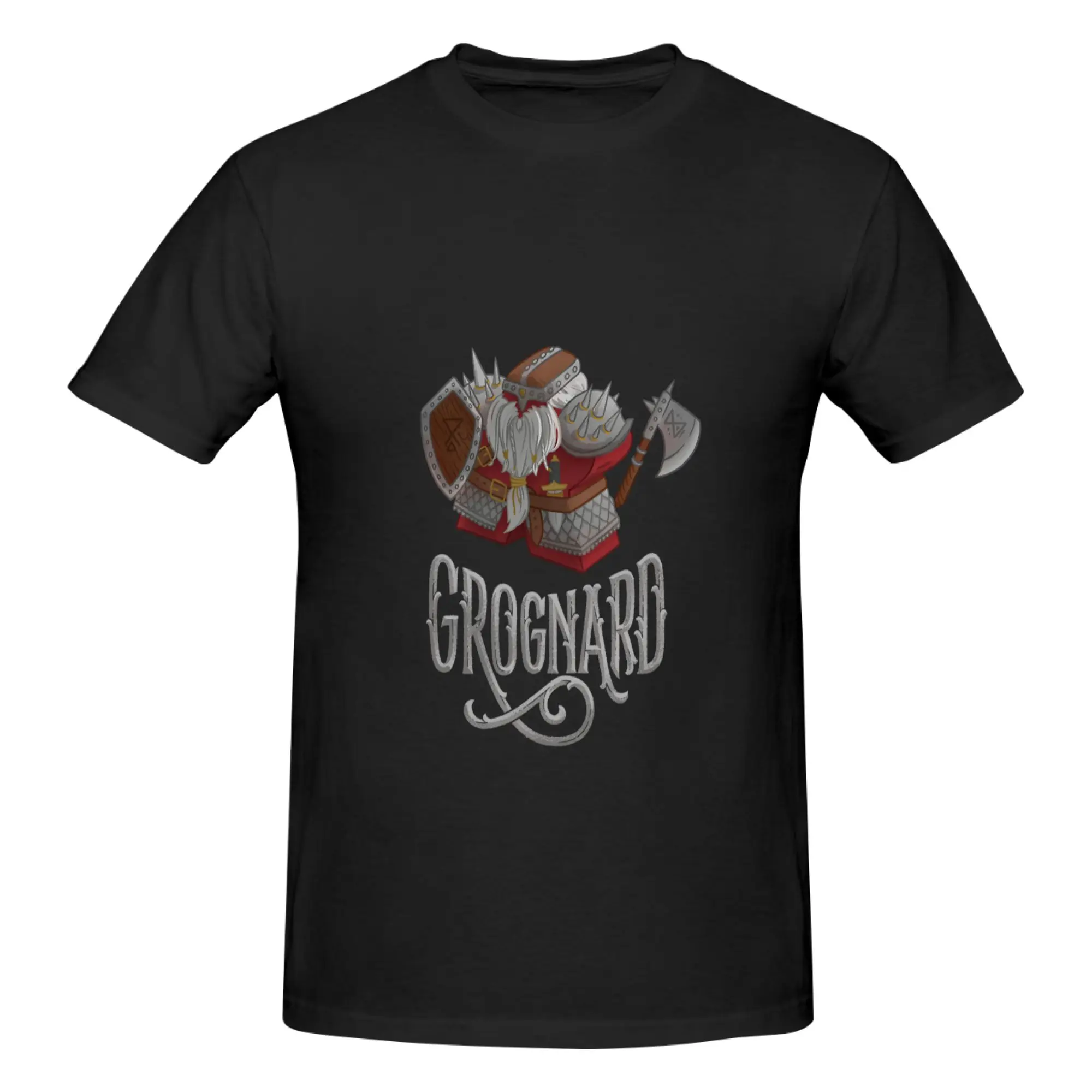 Funny Grognard Meeple  Men's Printed T-Shirt Unisex T shirtBlouses