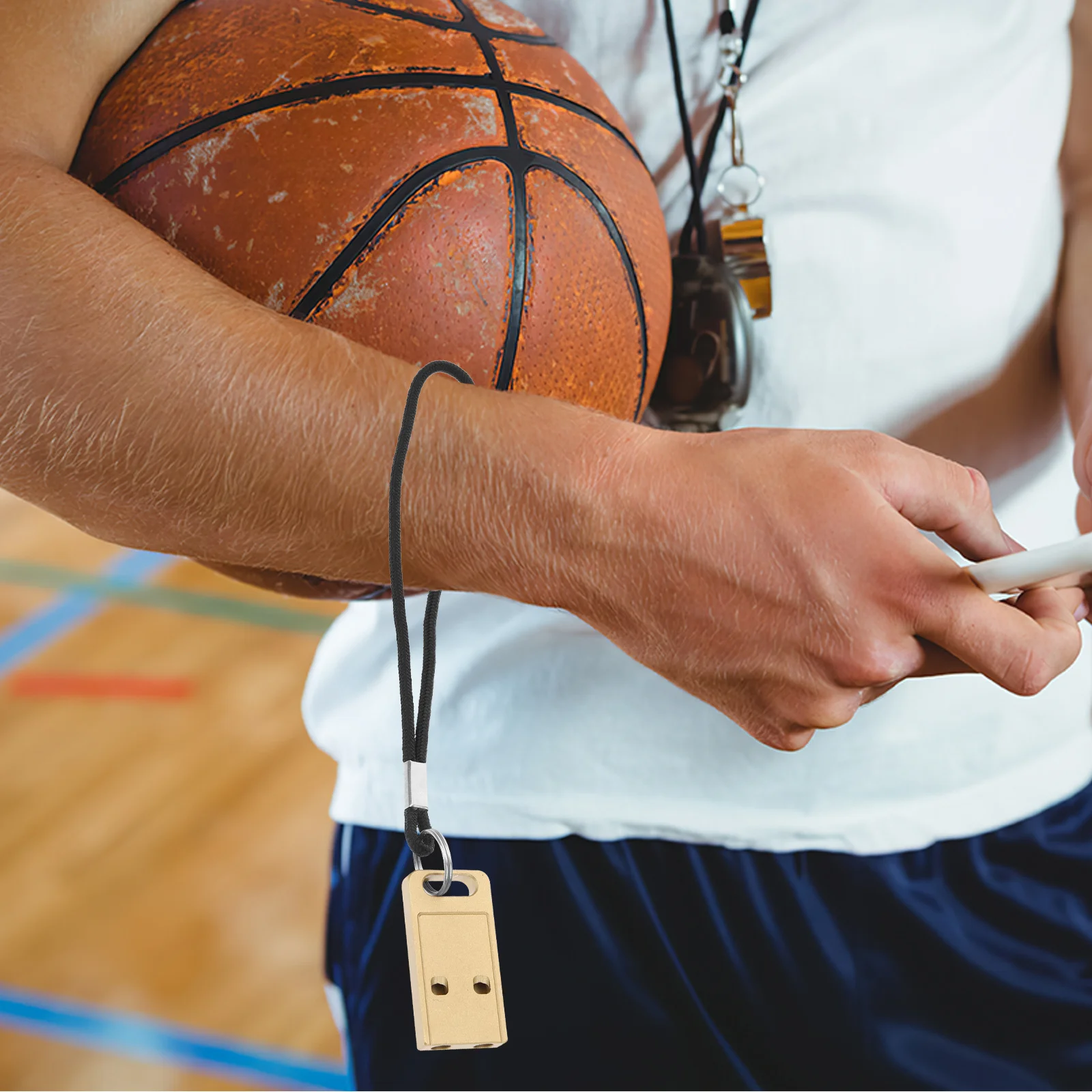 بصوت عال صافرة الطوارئ المحمولة دائم النحاس بقاء المفاتيح شنقا ديكور صافرة صغيرة الرياضة في الهواء الطلق المشي لمسافات طويلة التخييم #2