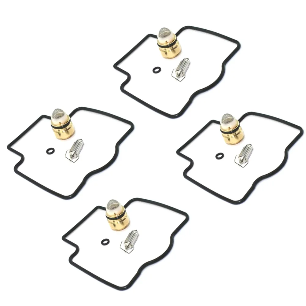 Motorcycle Carburetor Repair Kit 4 Pieces Compatible with For Kawasaki ZX9R C1 C2 1998 1999 Carburettor Replacement Sets