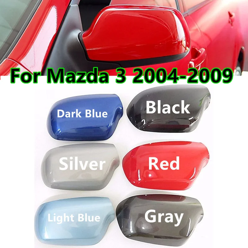 

Left Driver Right Passenger Side Mirror Cover Mirror Frame Trim No-Signal Cap For Mazda 3 2004 2005 2006 2007 2008 2009