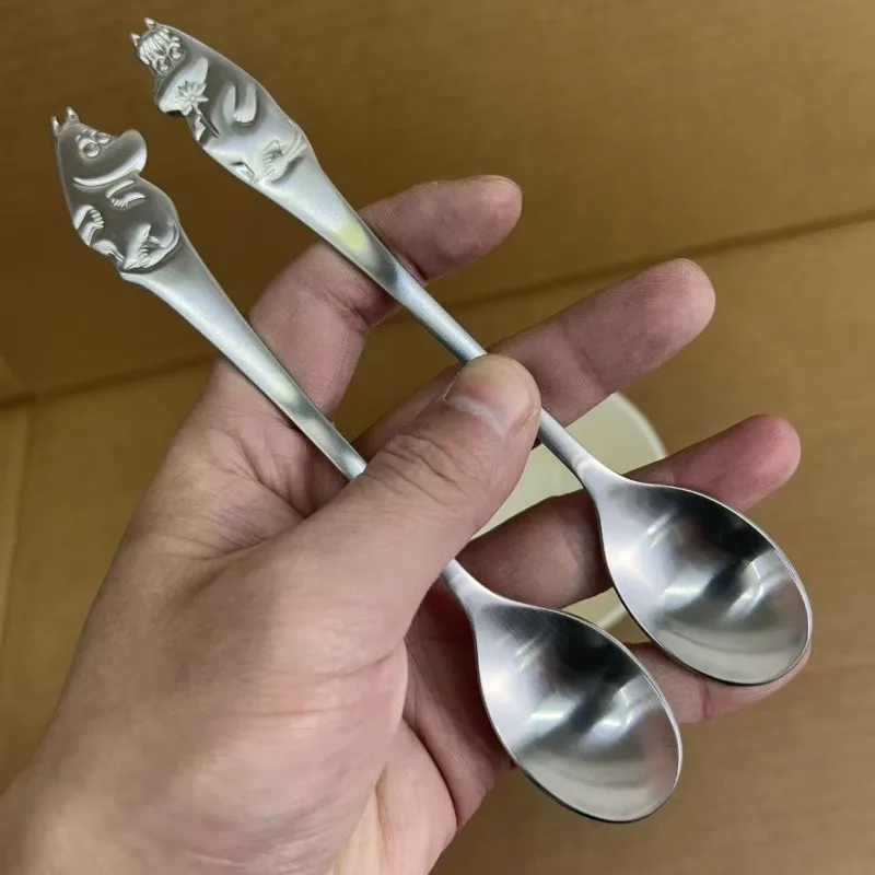 

Cartoon Anime Moomins Series Food-grade Coffee Spoon Kawaii Character Creativity Cute Couple Spoon Household Goods
