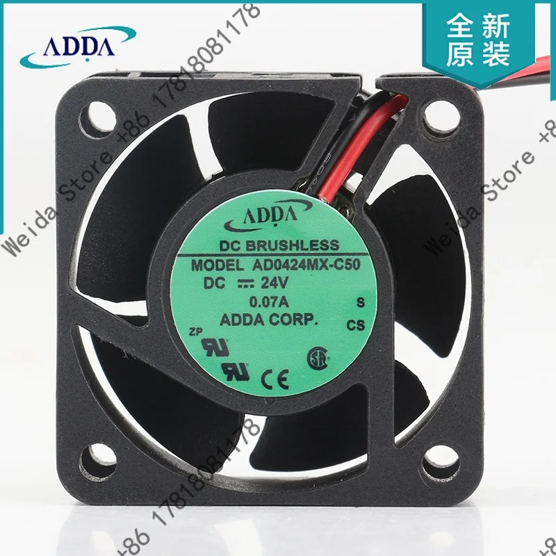 

ADDA 4CM 4020 24V 0.07A Бесшумный большой вентилятор для блока питания материнской платы AD0424MX-C50