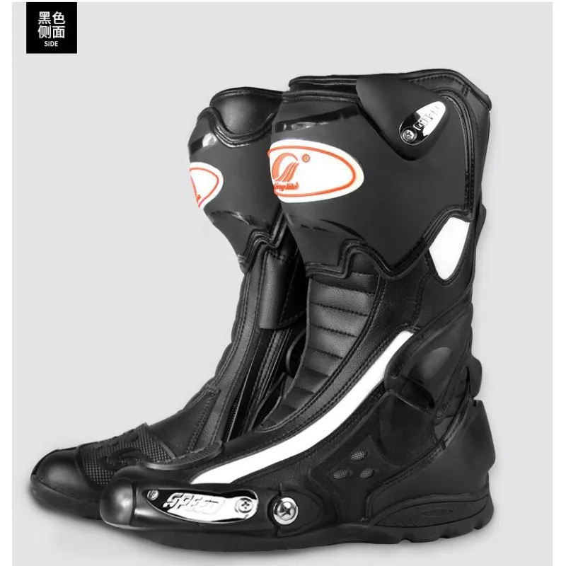 

Riding Tribe Motorcycle Shoes Off Road Racing Long Boots Rider Anti-Drop Bike Shoes