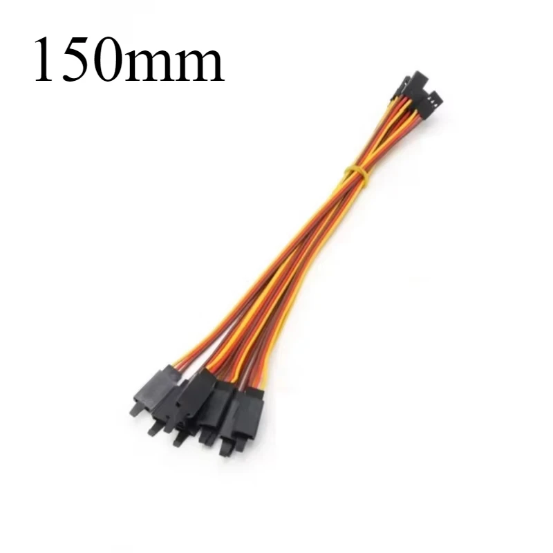 10 Teile/los 100/150/200/300/500/1000mm Verlängerung Blei Draht Kabel Anti-lose 60 core Servo Für RC Futaba JR Männlich zu Weiblich