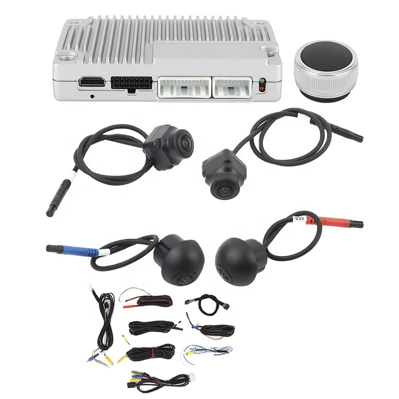 1080P 3D AHD Panoramic 360 Car All Round Night Vision 24 Hours Parking Surveillance Camera Dvr System