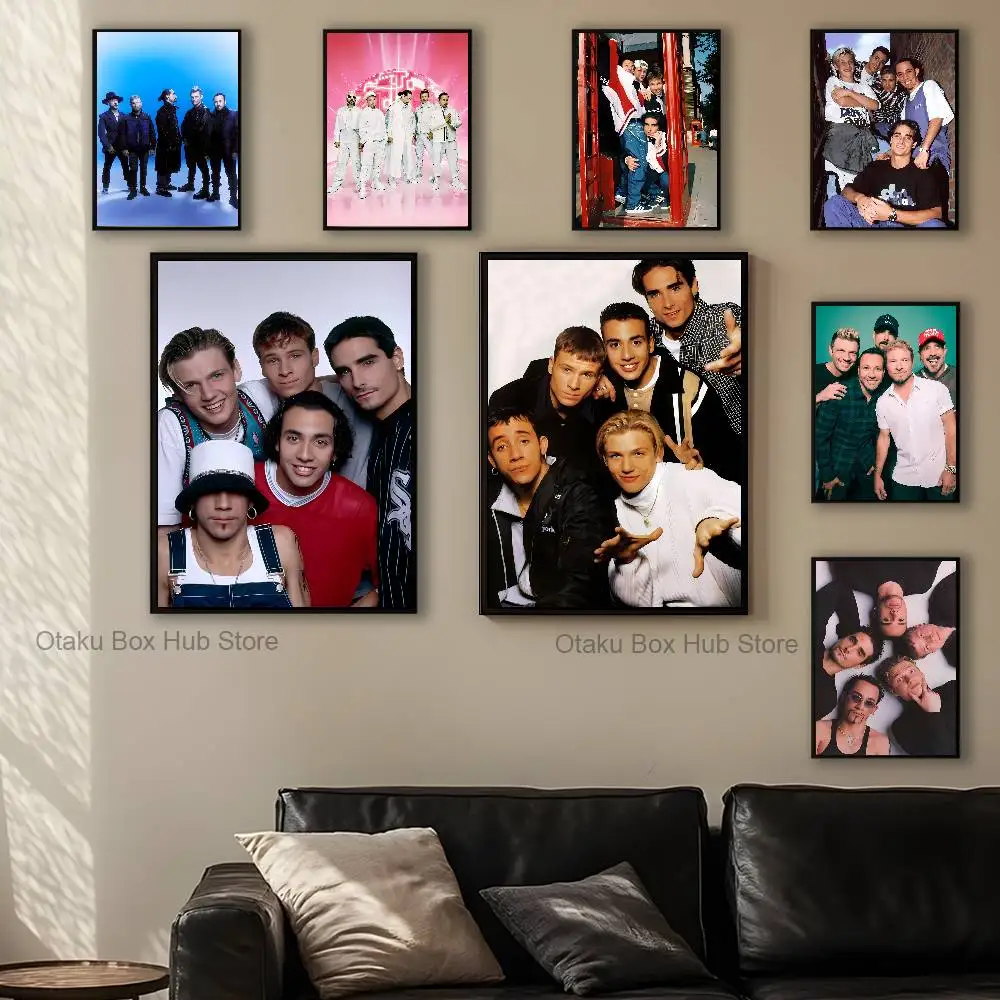 

B-Backstreet Boys BSB Poster Multi-Purpose Wall Art for Living Room Bedroom Office Hallway Bar Home Decor Gift