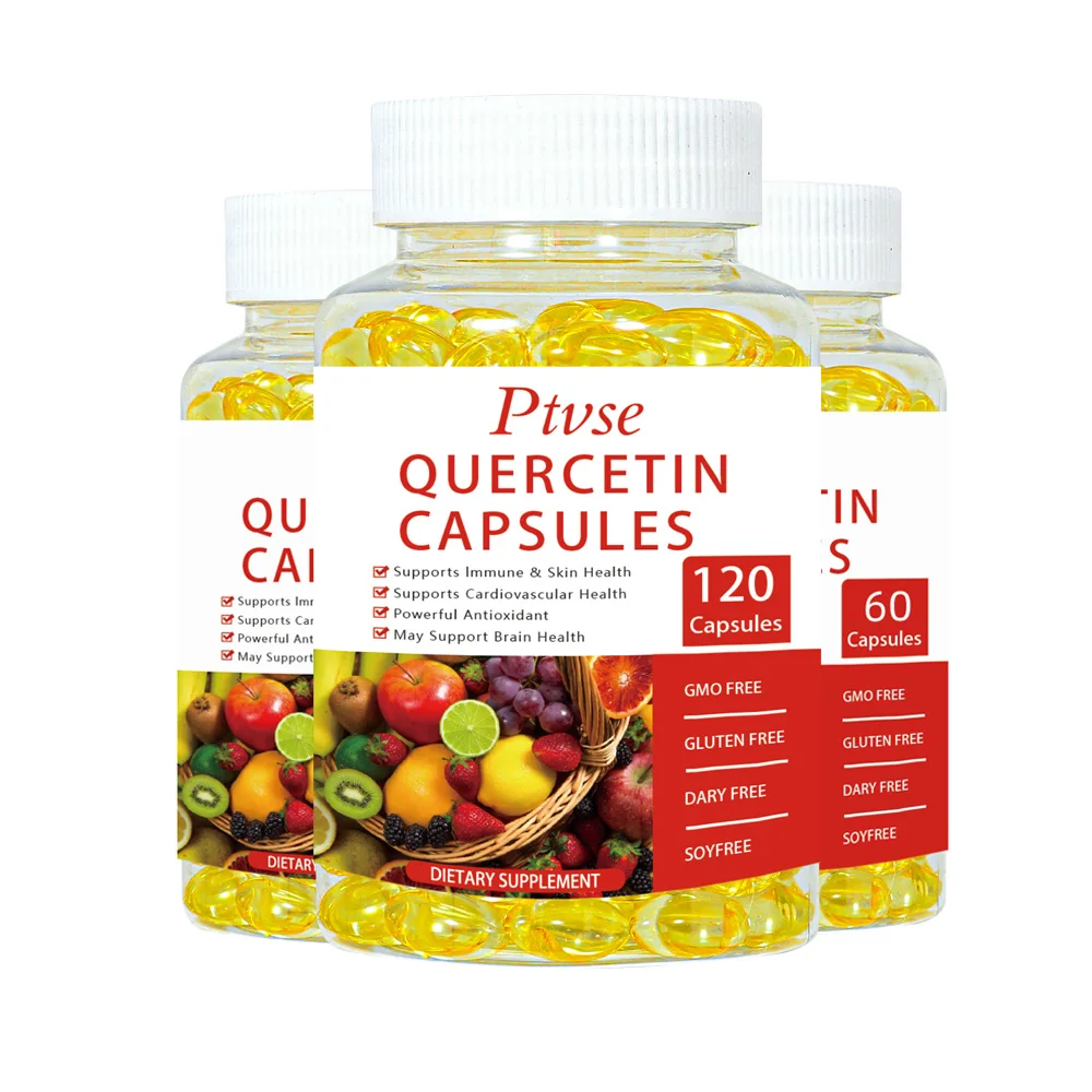 Quercetin Vegetarian Capsule with Zinc Antioxidant Skin Beauty Heart&brain health Respiratory Health Respiratory Health