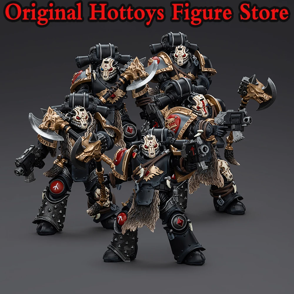 

In Stock JOYTOY 1/18 Scale Male Soldier Space Wolves Deathsworn Pack Full Set 3.75-inches Action Figure Doll Gifts Collection