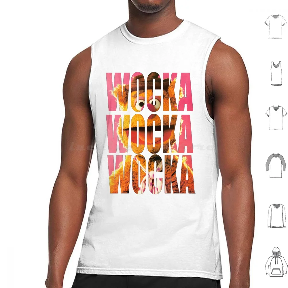 Fozzie Wocka Tank Tops Print Cotton Wocka Comedy