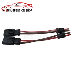 2x Airmatic Air Suspension Compressor Pump Electric Lines For Mercedes-Benz W220 W211 W219, OEM 2203200104 2113200304 0025427219