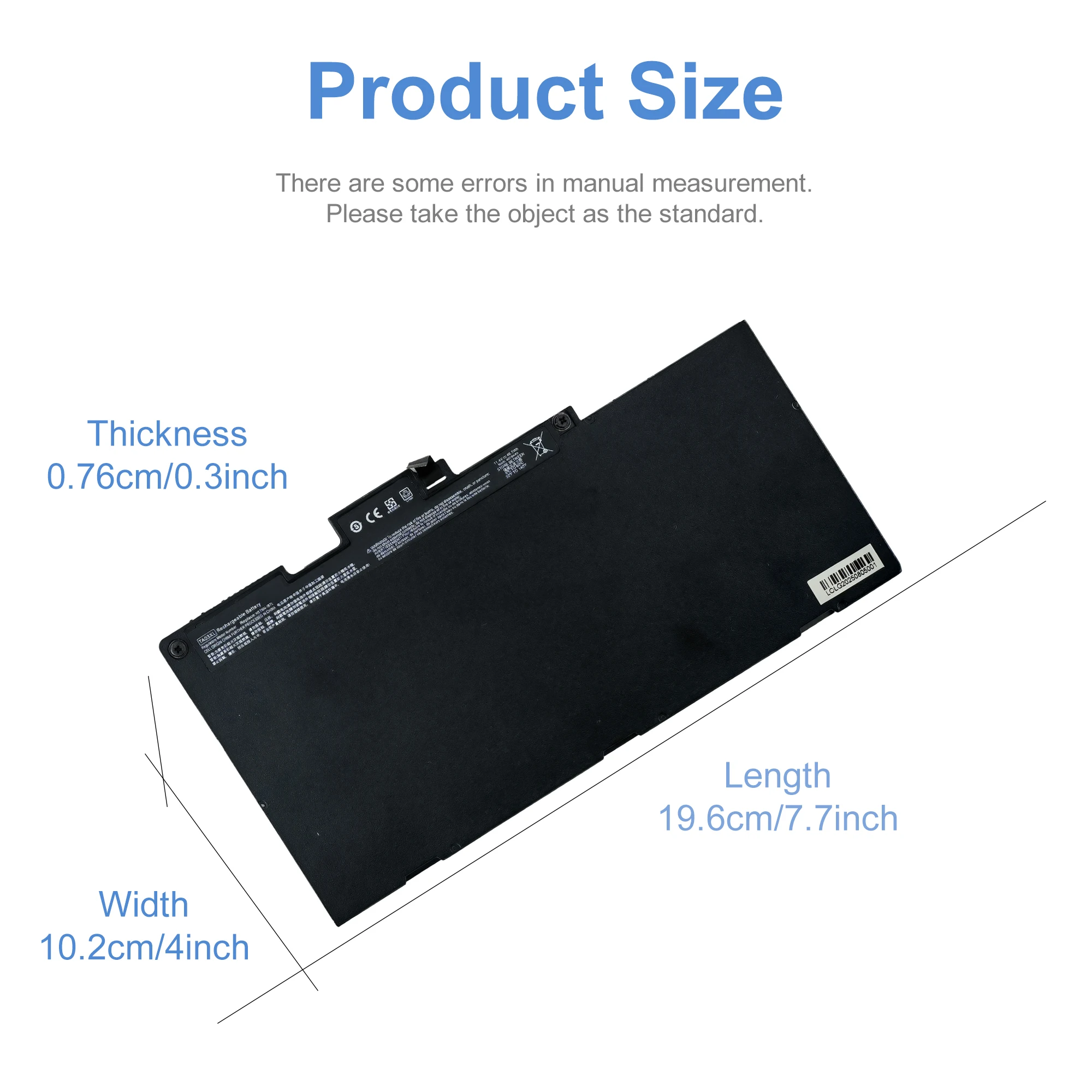 TA03XL For HP EliteBook 755 840 848 850 G4 Series Laptop Battery HSTNN-LB7J HSTNN-LB7L HSTNN-I75C-4 HSTNN-I75C-5 51Wh 11