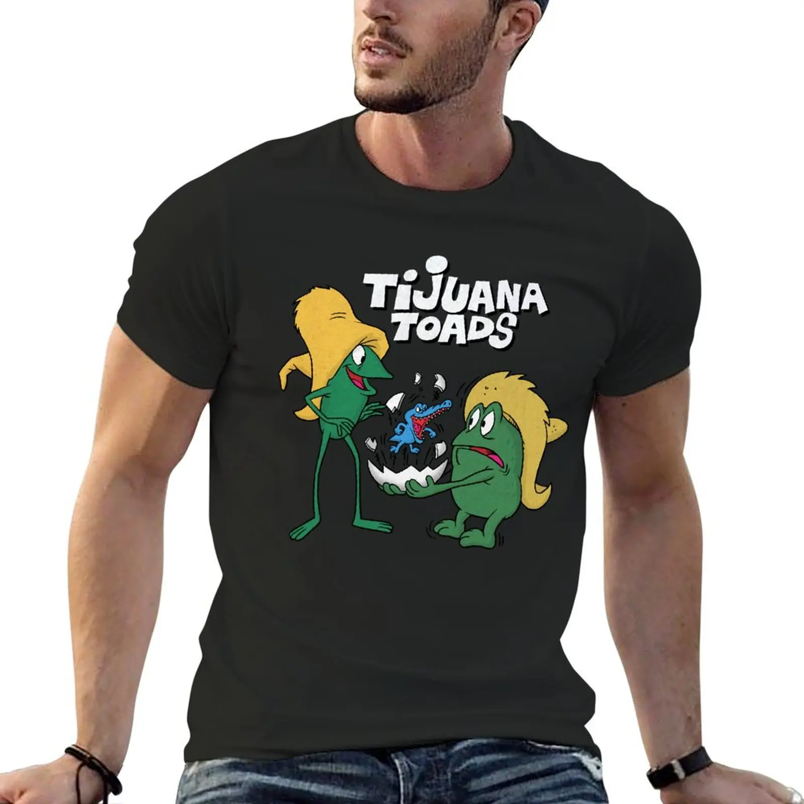 

Music Vintage Retro Tribute To Obscure Cartoon Characters The Tijuana Toads Toro And Pancho Love You T-Shirt